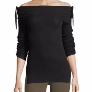 $295 Veronica Beard Nolan Sweater, black (XS)